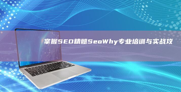 掌握SEO精髓：SeoWhy专业培训与实战攻略